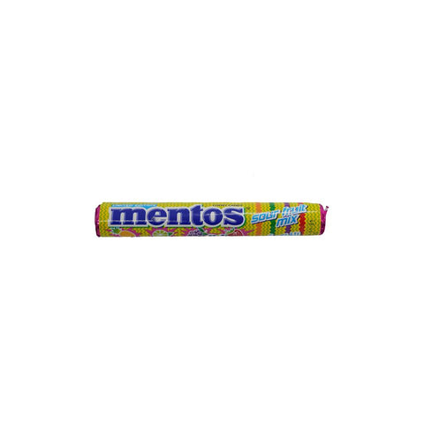 Mentos Sour Fruit Mix Chewy Candies 37 g