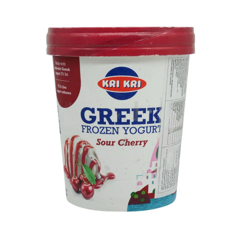 Kri Kri Forzen Yog. Sour Cherry Tub 450ml
