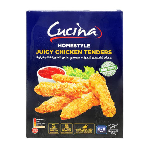 Cucina Homestyle Juicy Chicken Tenders Frozen 350 g