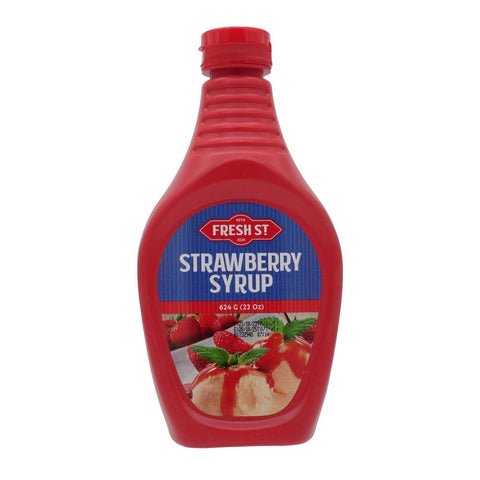 Fresh St Strawberry Syrup Squeeze Bottle 650 ml