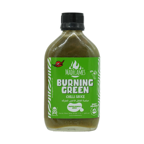 Madflames Burning Green Chilli Hot Sauce 180 g