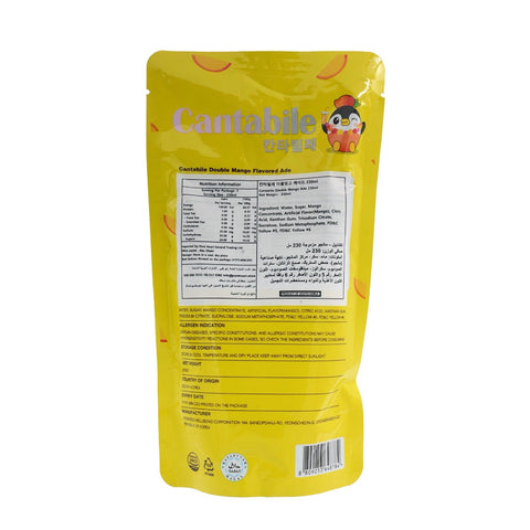 Cantabile Double Mango Ade Drink 230 ml - Picture 3
