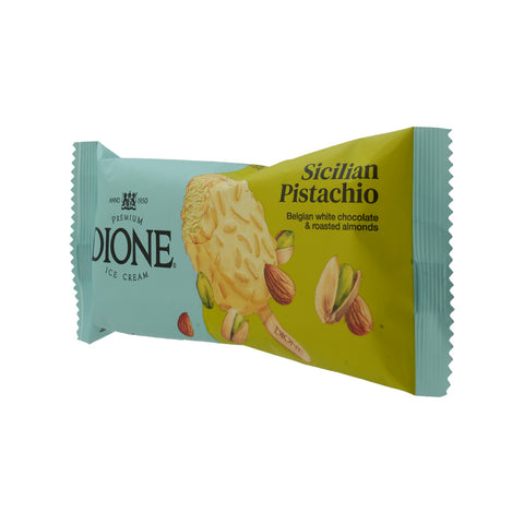 Dione Pistachio Ice Cream Bar with Chocolate & Almonds 90 ml - Picture 2