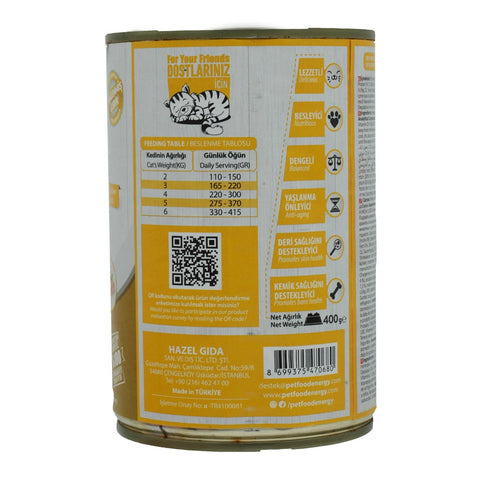ENERGY Adult Wet Cat Food with Chicken-400G - Picture 2