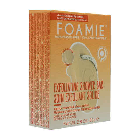 Foamie Apricot Seeds & Shea Butter Exfoliant Shower Body Bar-80g - Picture 2