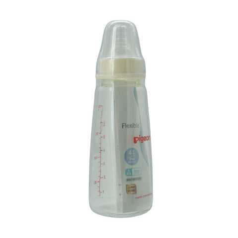 PIGEON GLASS FEEDING BOTTLE K-6 200ML (TRANSPARENT CAP) - Picture 2