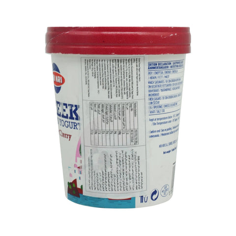 Kri Kri Forzen Yog. Sour Cherry Tub 450ml - Picture 2