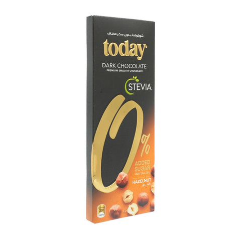 Stevia Dark Chocolate with Hazelnut Zero Added Sugar 65g - Picture 2