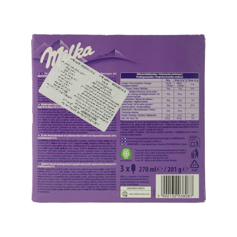 Milka Strawberry Cheesecake Ice Cream (90mlx3) - Picture 3