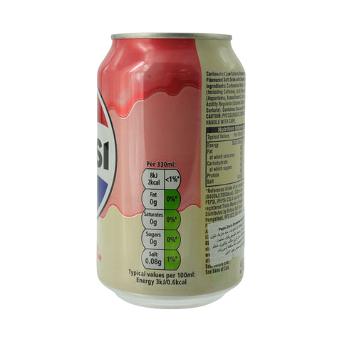 Pepsi Zero Strawberries Can  330ml - Picture 2