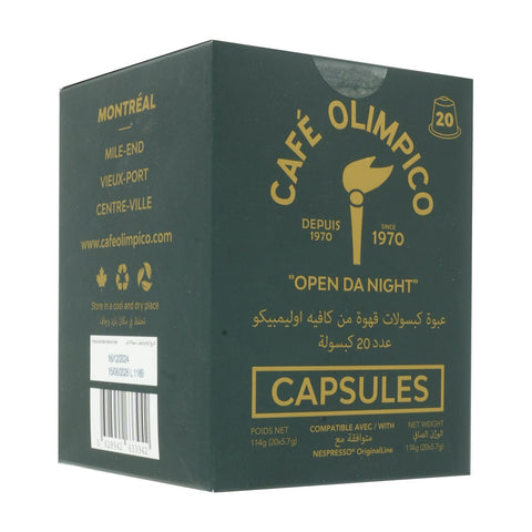 Cafe Olimpico  20 Coffee Capsules Authentic Italian Blend 114g - Picture 2