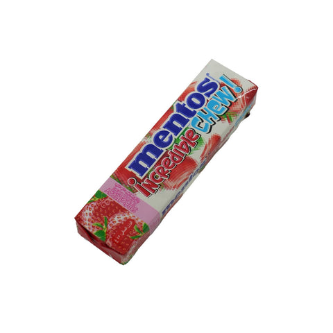 Mentos Incredible Chew Strawberry Soft Candy - Picture 2