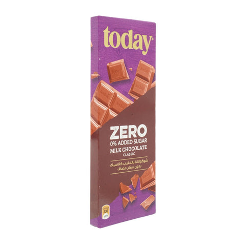Today Zero 0% Added Sugar Milk Chocolate 65g - Picture 2