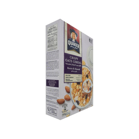 QUAKER CEREAL RAISIN & ALMOND-400G - Picture 3