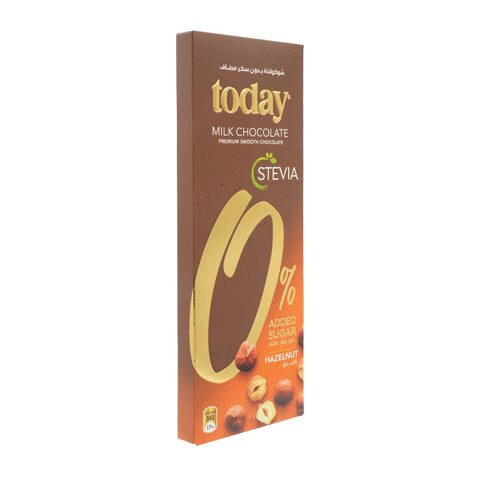 Stevia Milk Chocolate with Hazelnuts Zero Added Sugar 65g - Picture 2