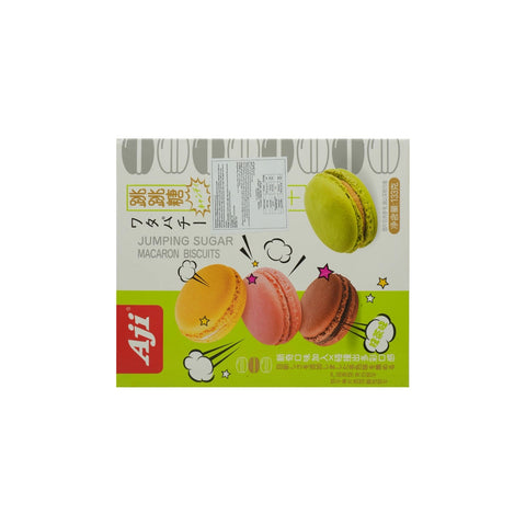 Aji Sugar Macaron Biscuits Matcha 133g - Picture 3