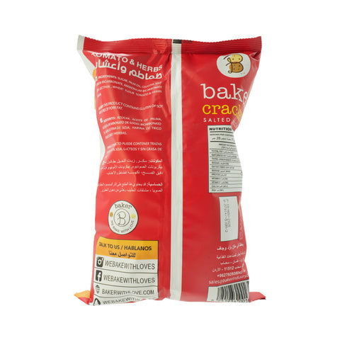 Bake Original Salted Biscuits Tomato And Herbs 300g - Picture 3