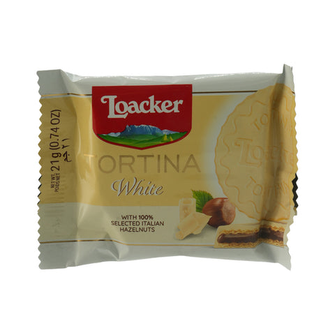 Loacker Tortina White Chocolate Wafers 21 g - Picture 4