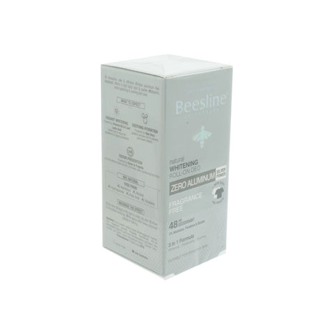 Beesline Whitening Roll-On Deodorant Zero Aluminum Fragrance Free 50 ml - Picture 3