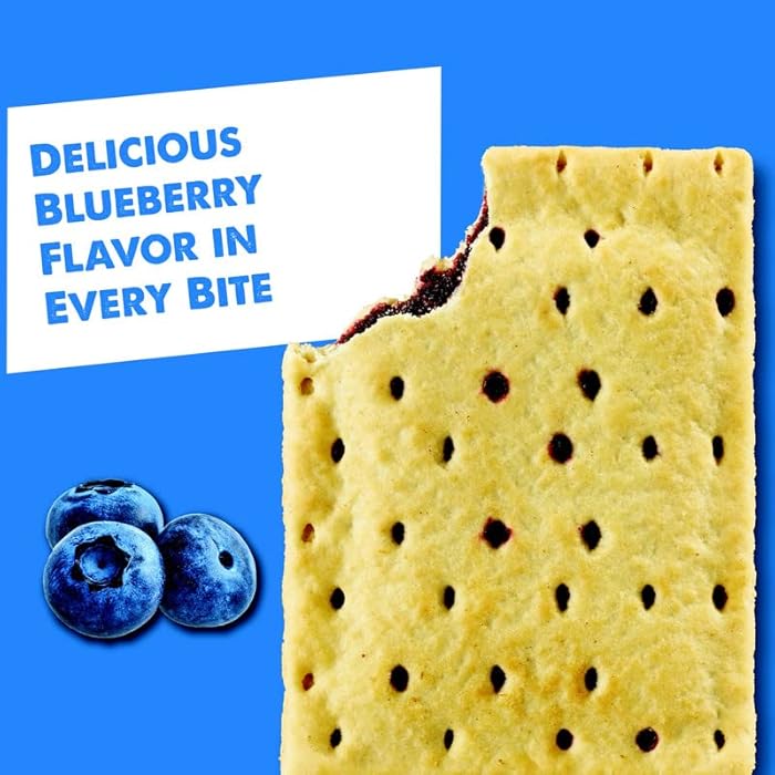 Pop Tarts Unfrosted Blueberry 384G